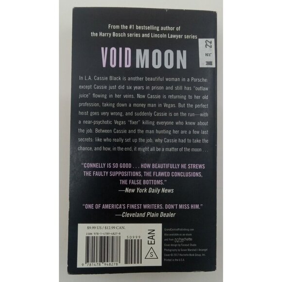 Void Moon Michael Connelly Suspense Thriller Heist Crime Paperback - Picture 2 of 3